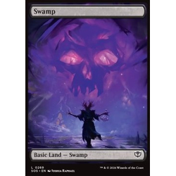 Magic löskort: Secrets of Strixhaven: Swamp (alternative art) (Foil)