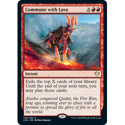Magic löskort: Commander 2020: Commune with Lava