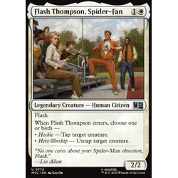 Magic löskort: Commander: Marvel Super Heroes: Flash Thompson, Spider-Fan