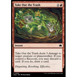 Magic löskort: Bloomburrow: Take Out the Trash (Foil)