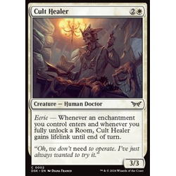 Magic löskort: Duskmourn: House of Horror: Cult Healer (Foil)