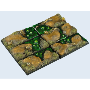 Swamp Bases, Cavalry - 25x50mm (4)