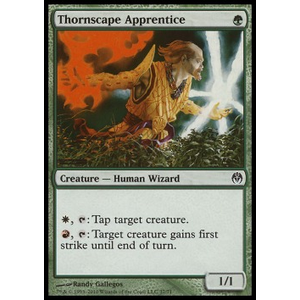 Magic löskort: Duel Decks: Phyrexia vs The Coalition: Thornscape Apprentice
