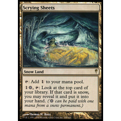 Magic löskort: Coldsnap: Scrying Sheets (Foil)