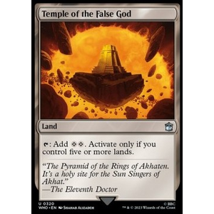 Magic löskort: Universes Beyond: Doctor Who: Temple of the False God