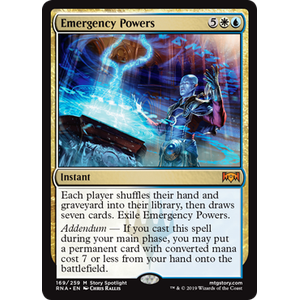 Magic löskort: Ravnica Allegiance: Emergency Powers (Foil)
