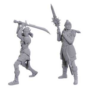 Nolzur's Marvelous Miniatures (unpainted): Special Edition Baldur's Gate 3 — Lae'zel & Shadowheart