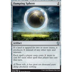 Magic löskort: Dominaria: Damping Sphere