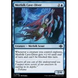 Magic löskort: The Lost Caverns of Ixalan: Merfolk Cave-Diver