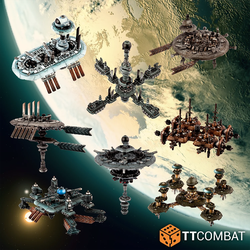 Dropfleet Commander: Modular Space Station Pack (2024)