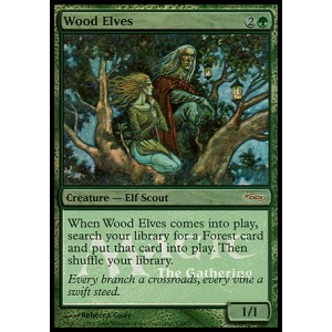 Magic löskort: Gateway Promos: Wood Elves (Promo Foil)