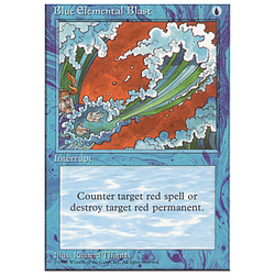 Magic löskort: 4th Edition: Blue Elemental Blast