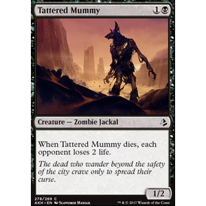 Magic löskort: Amonkhet: Tattered Mummy