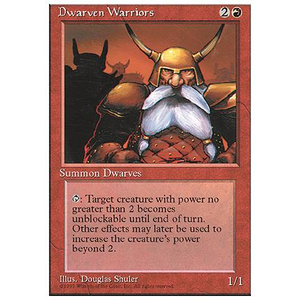 Magic löskort: 4th Edition: Dwarven Warriors