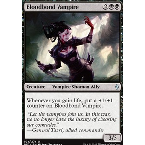 Magic löskort: Battle for Zendikar: Bloodbond Vampire
