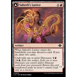Magic löskort: The Lost Caverns of Ixalan: Saheeli's Lattice // Mastercraft Raptor