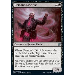 Magic löskort: Zendikar Rising: Demon's Disciple