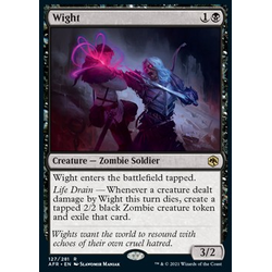 Magic löskort: Adventures in the Forgotten Realms: Wight (Foil)