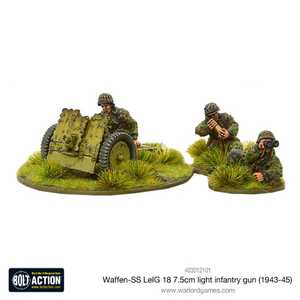 Germany: Waffen SS LeIG 18 7.5cm light infantry gun (1943-45)