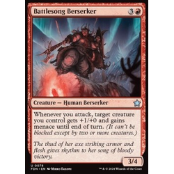 Magic löskort: Magic: The Gathering Foundations: Battlesong Berserker