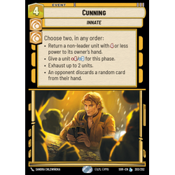 Star Wars: Unlimited Löskort: Spark of Rebellion: Cunning