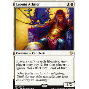 Magic löskort: Commander 2017: Leonin Arbiter