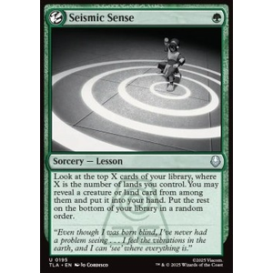 Magic löskort: Avatar: The Last Airbender: Seismic Sense
