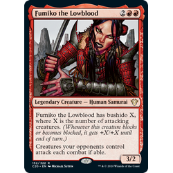 Magic löskort: Commander 2020: Fumiko the Lowblood