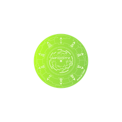 Infinity Circular Blast Template N5 - Fluo Green (1)
