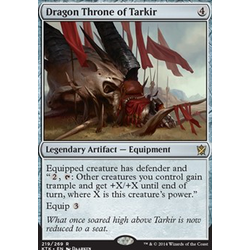 Magic löskort: Khans of Tarkir: Dragon Throne of Tarkir (Prerelease Foil)