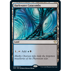 Magic löskort: Commander 2020: Darkwater Catacombs