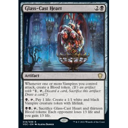 Magic löskort: Commander: Innistrad: Crimson Vow: Glass-Cast Heart