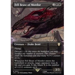 Magic löskort: Commander: The Lord of the Rings: Tales of Middle-earth: Fell Beast of Mordor (V.1)