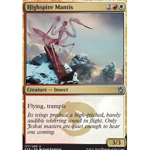 Magic löskort: Khans of Tarkir: Highspire Mantis