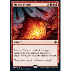 Magic löskort: Adventures in the Forgotten Realms: Meteor Swarm (Foil)
