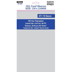 Card Sleeves 5XL 120x210mm (110) (Sleeve Kings)