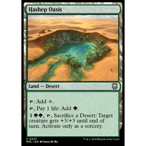 Magic löskort: Commander: Modern Horizons 3: Hashep Oasis