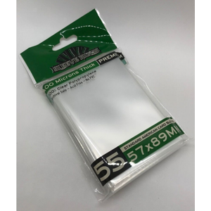 Card Sleeves "Standard American Premium" Clear 57x89mm (55) (Sleeve Kings)