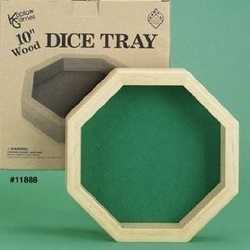 Octagon Dice Tray 10''