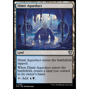 Magic löskort: Commander: Outlaws of Thunder Junction: Dimir Aqueduct