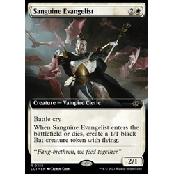 Magic löskort: The Lost Caverns of Ixalan: Sanguine Evangelist (alternative art) (Foil)