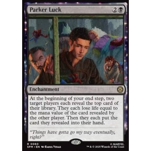 Magic löskort: Magic: the Gathering: Marvel's Spider-Man: Parker Luck