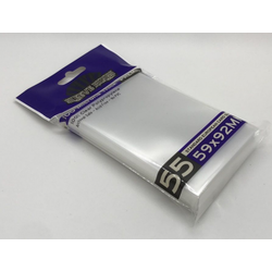 Card Sleeves "Standard European Premium" Clear 59x92mm (55) (Sleeve Kings)