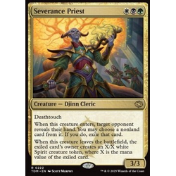 Magic löskort: Tarkir: Dragonstorm: Severance Priest (Foil)