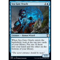 Magic löskort: Kaldheim Commander: Sea Gate Oracle