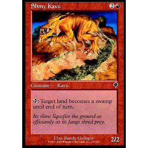 Magic löskort: Invasion: Slimy Kavu
