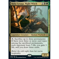Magic löskort: Commander Legends: Battle for Baldur's Gate: Baba Lysaga, Night Witch