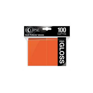 Card Sleeves Standard Gloss Eclipse Orange 66x91mm (100) (Ultra Pro)