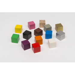 Spelpjäs: Cube 10mm - nature (1st)