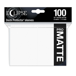 Card Sleeves Standard Pro-Matte Eclipse Arctic White 66x91mm (100) (Ultra Pro)